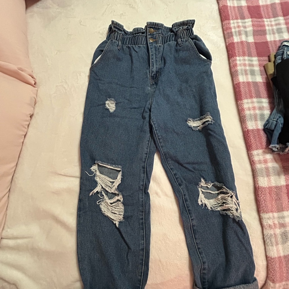 Forever 21 Blue Denim Jeans
